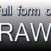 What is Full Form of Raw in India?